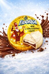 Fidorka - Bílá s čokoládovou náplní, 30g